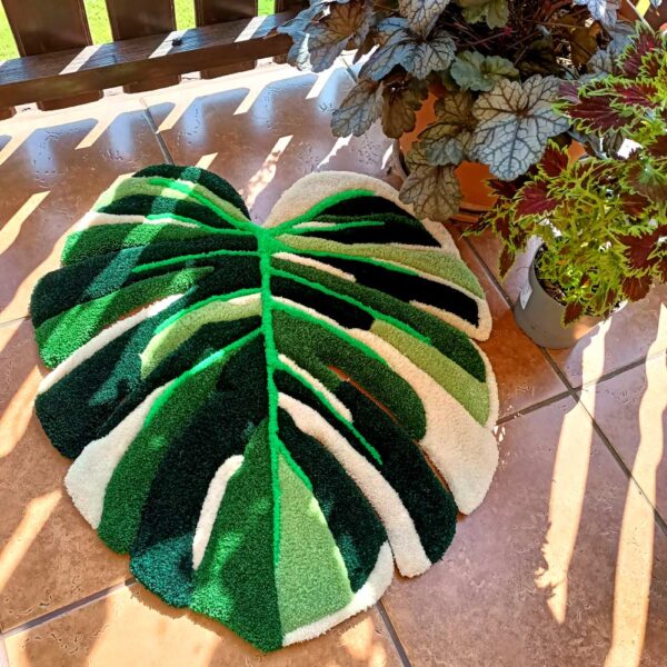 Dywan Monstera - tufting Dywan Monstera - tufting