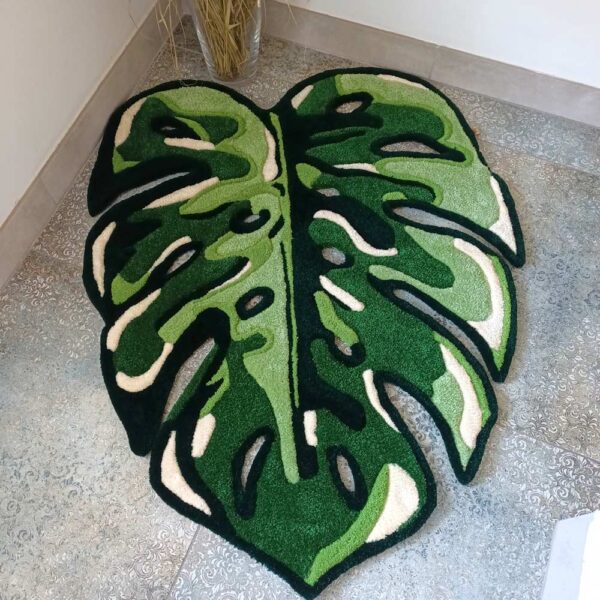 Dywan Monstera variegata - tufting Dywan Monstera variegata - tufting