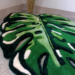 Dywan Monstera variegata - tufting