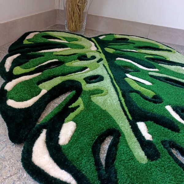 Dywan Monstera variegata - tufting