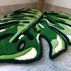 Dywan Monstera variegata - tufting