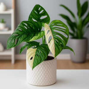 Monstera obliqua monkey Japanese Tricolor