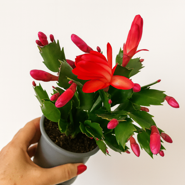 Schlumbergera-grudnik CZERWONY Ø9cm.