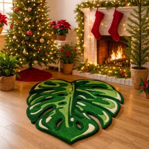Dywan 75x60 Monstera - tufting - obrazek 1