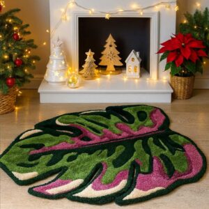 Dywan 75x60 Monstera - tufting - obrazek 1