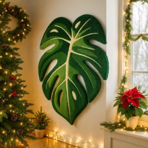 Dywan 63x55 Monstera - tufting - obrazek 1