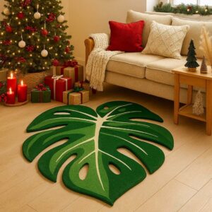 Dywan 63x55 Monstera - tufting - obrazek 3