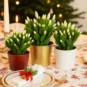 Schlumbergera BIAŁA Ø12cm - grudnik - obrazek 1