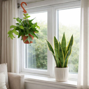 Epiphyllum chrysocardium + Sansevieria Laurentii
