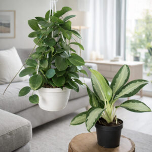 Zestaw hoya+aglaonema