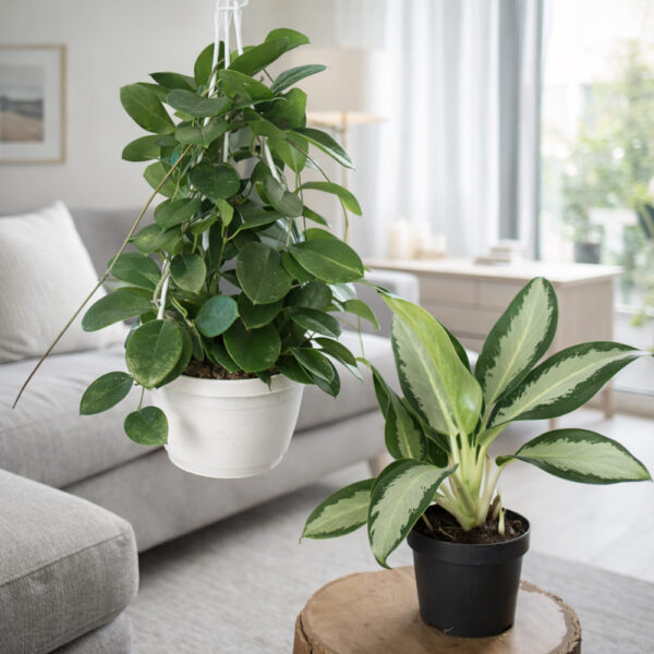 Zestaw hoya+aglaonema Zestaw hoya+aglaonema