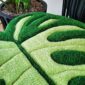 Dywan 63×55 Liść – tufting