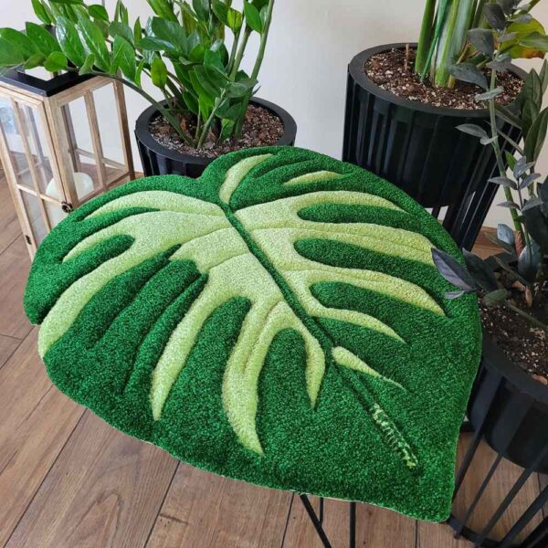 Dywan 63×55 Liść – tufting Dywan 63×55 Liść – tufting