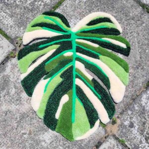 Dywan monstera variegata 54x47