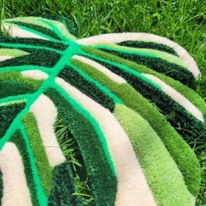 Dywan monstera variegata 54x47