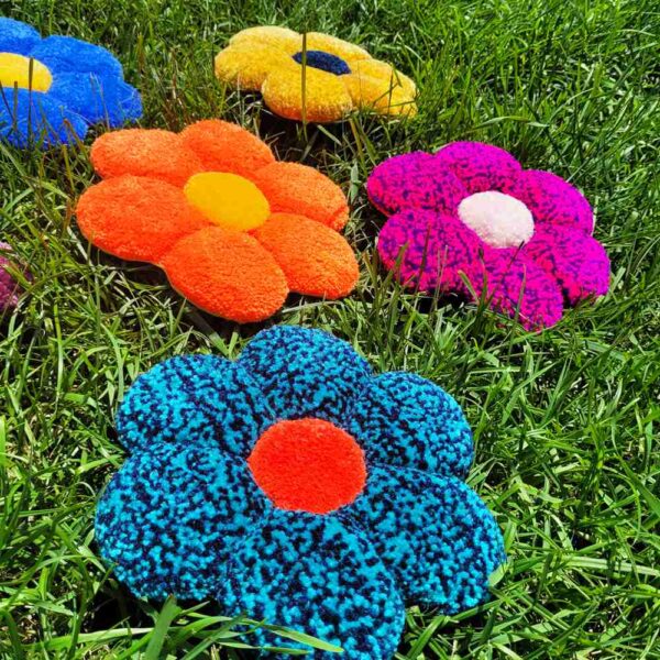 Ozdoba kwiatek Ø20 cm- tufting